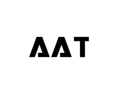 AAT logo tasarım vektör şablonu. AAT