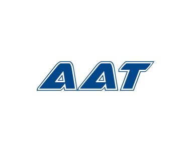AAT logo tasarım vektör şablonu. AAT