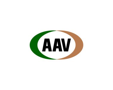 AAV logo tasarım vektör şablonu. AAV