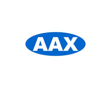 AAX Logo tasarım vektör şablonu. AAX