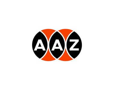 AAZ logo tasarım vektör şablonu. AAZ