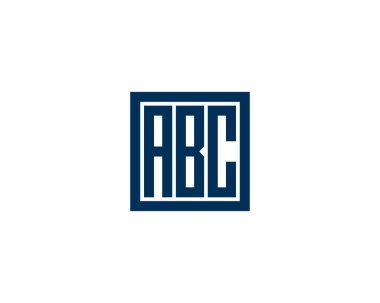ABC logo tasarım vektör şablonu. ABC