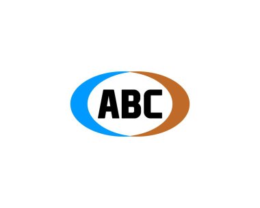 ABC logo tasarım vektör şablonu. ABC