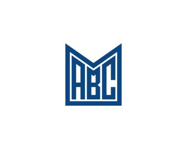 ABC logo tasarım vektör şablonu. ABC