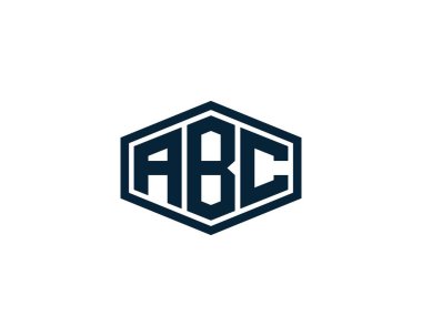 ABC logo tasarım vektör şablonu. ABC