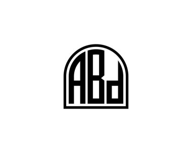 ABD logo tasarım vektör şablonu. ABD