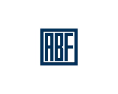 ABF logo tasarım vektör şablonu. ABF