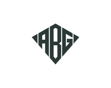 ABG logo tasarım vektör şablonu. ABG