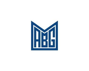 ABG logo tasarım vektör şablonu. ABG