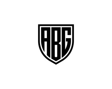 ABG logo tasarım vektör şablonu. ABG