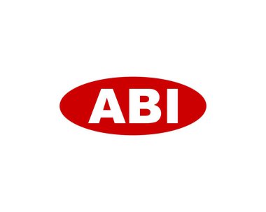 ABI logo tasarım vektör şablonu. ABI