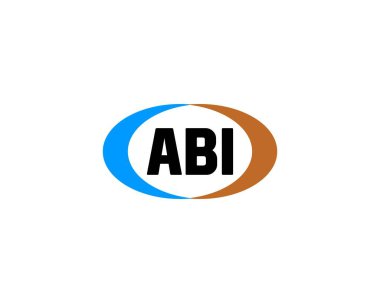 ABI logo tasarım vektör şablonu. ABI