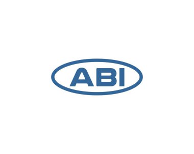 ABI logo tasarım vektör şablonu. ABI