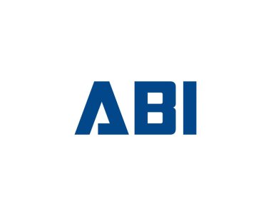 ABI logo tasarım vektör şablonu. ABI