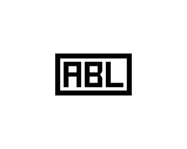 ABL logo tasarım vektör şablonu. ABL