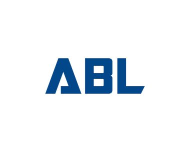 ABL logo tasarım vektör şablonu. ABL