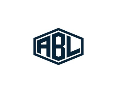 ABL logo tasarım vektör şablonu. ABL