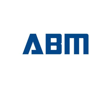 ABM logo tasarım vektör şablonu. ABM