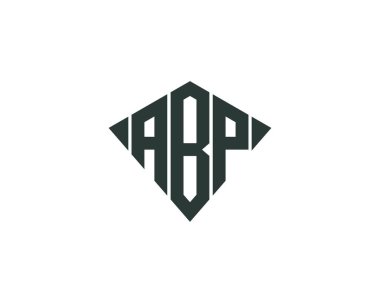 ABP logo tasarım vektör şablonu. ABP