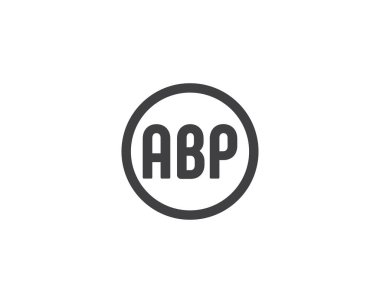 ABP logo tasarım vektör şablonu. ABP