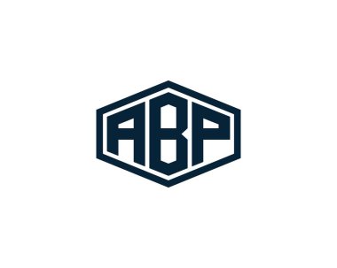 ABP logo tasarım vektör şablonu. ABP