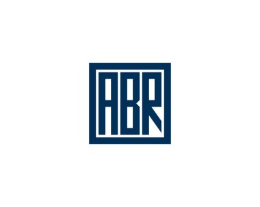 ABR logo tasarım vektör şablonu. ABR