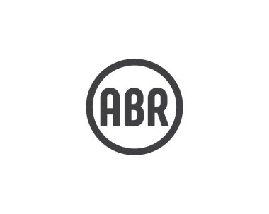 ABR logo design vector template. ABR clipart