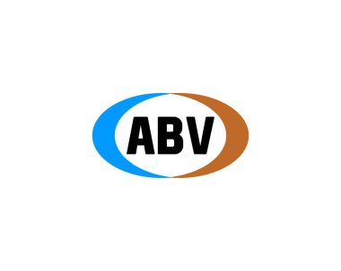 ABV logo tasarım vektör şablonu. ABV