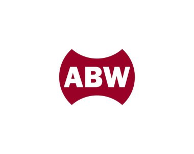 ABW logo tasarım vektör şablonu. Çeviri: