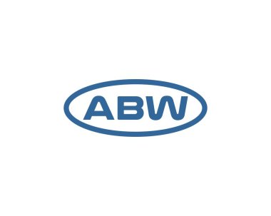 ABW logo tasarım vektör şablonu. Çeviri: