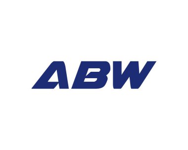 ABW logo tasarım vektör şablonu. Çeviri: