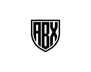 ABX logo tasarım vektör şablonu. ABX