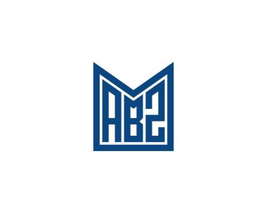 ABZ logo tasarım vektör şablonu. ABZ