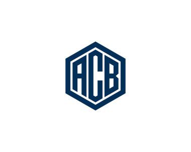 ACB logo design vector template. ACB clipart