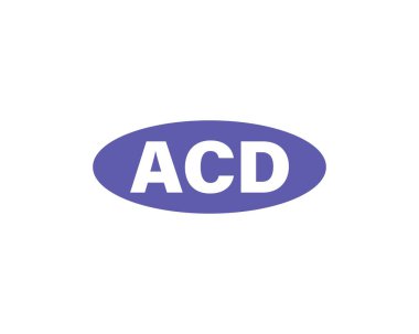 ACD logo tasarım vektör şablonu. ACD