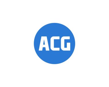 ACG logo tasarım vektör şablonu. ACG