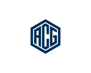 ACG logo tasarım vektör şablonu. ACG