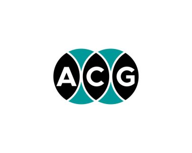 ACG logo tasarım vektör şablonu. ACG
