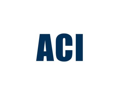 ACI logo tasarım vektör şablonu. ACI