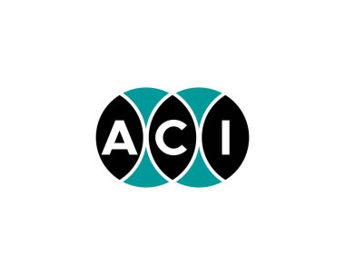 ACI logo tasarım vektör şablonu. ACI