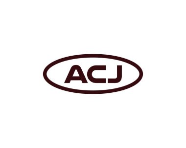 ACJ logo tasarım vektör şablonu. ACJ