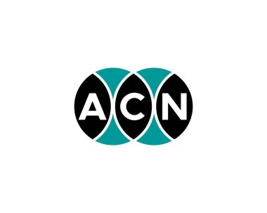 ACN logo tasarım vektör şablonu. ACN