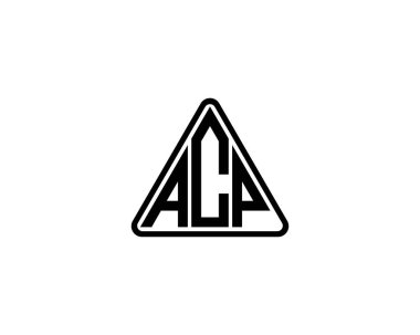 ACP logo tasarım vektör şablonu. ACP