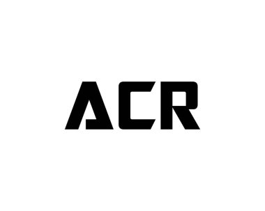 ACR logo tasarım vektör şablonu. ACR