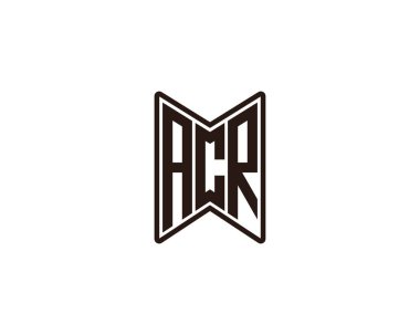 ACR logo tasarım vektör şablonu. ACR