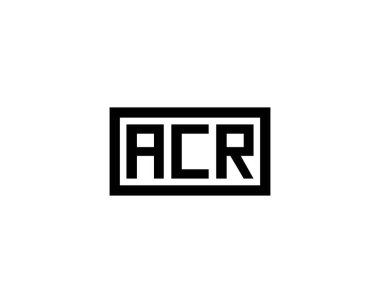 ACR logo tasarım vektör şablonu. ACR