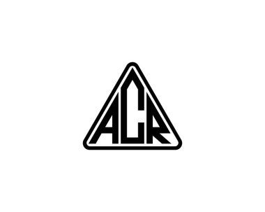 ACR logo tasarım vektör şablonu. ACR