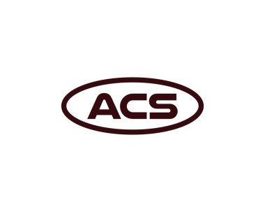 ACS logo tasarım vektör şablonu. ACS