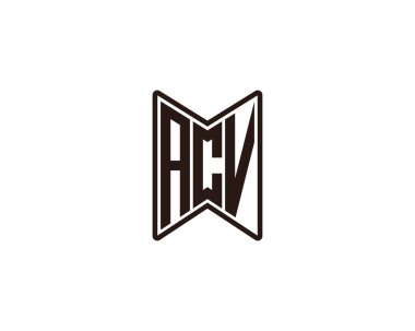 ACV logo tasarım vektör şablonu. ACV