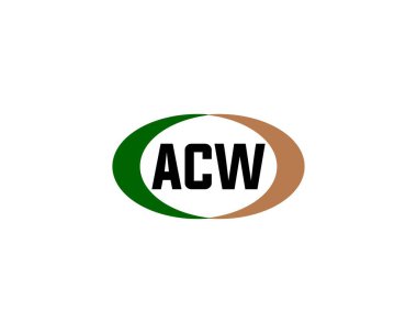 ACW logo tasarım vektör şablonu. ACW